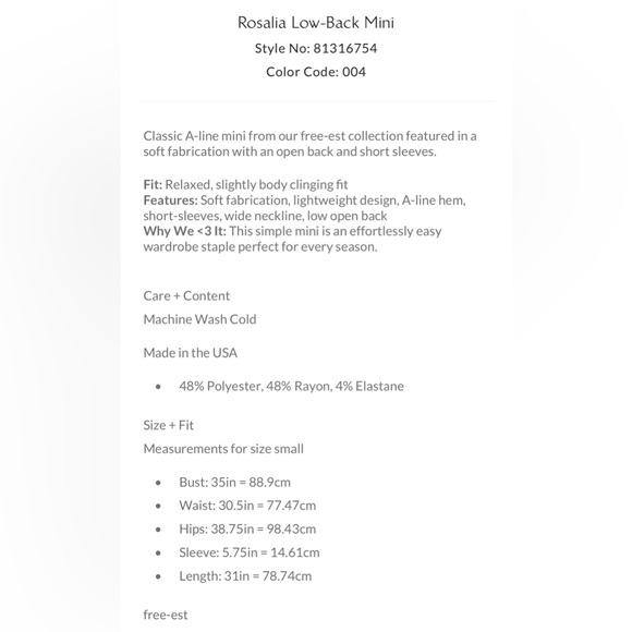 Free People Beach Rosalia Low-Back Mini - Picture 5 of 6